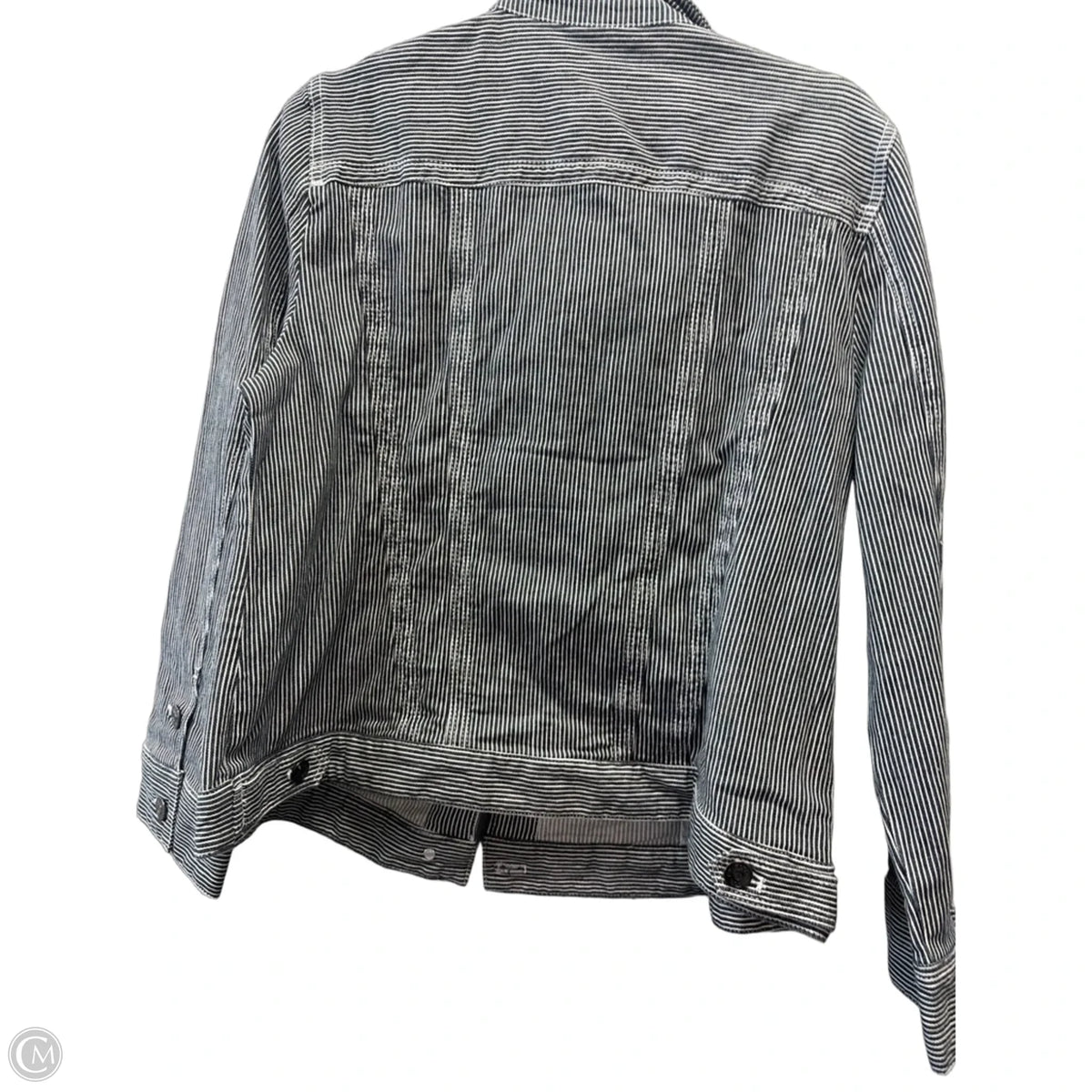 Jacket Other By Chicos In Striped Pattern, Size: 12