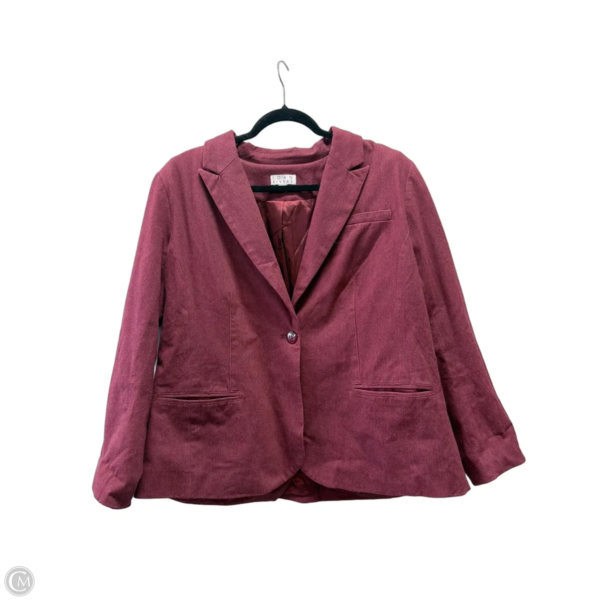 Blazer By Joan Rivers In Red, Size: Xl