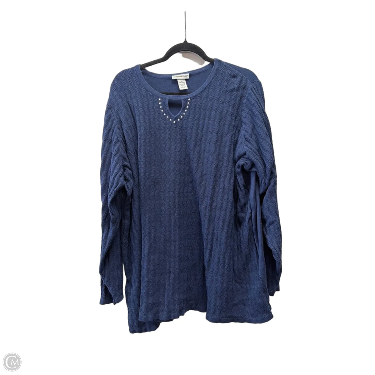 Sweater By Catherines In Blue, Size: 3x