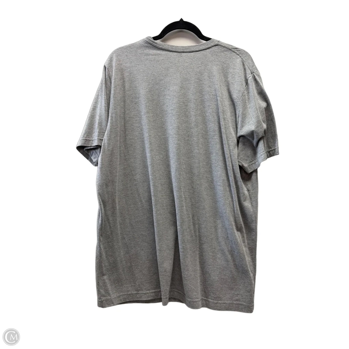 Top Short Sleeve Basic By Canvas In Grey, Size: Xl