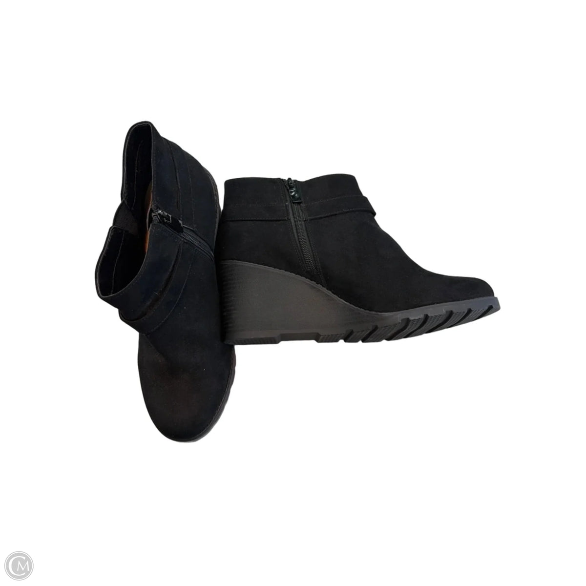 Boots Ankle Flats By Torrid In Black, Size: 10
