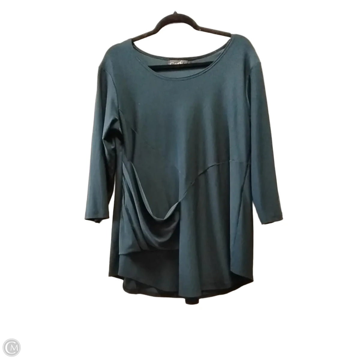 Top Long Sleeve By Sympli In Blue, Size: L