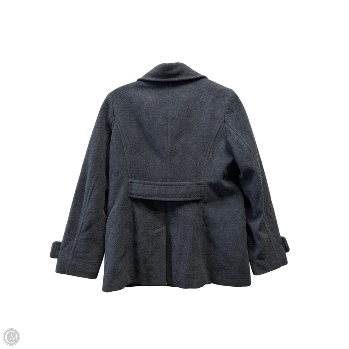 Coat Wool By Lands End In Grey, Size: L