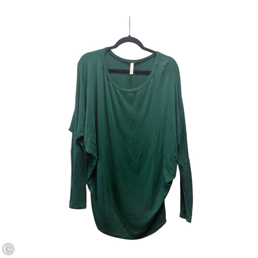 Top Long Sleeve By Love In In Green, Size: M