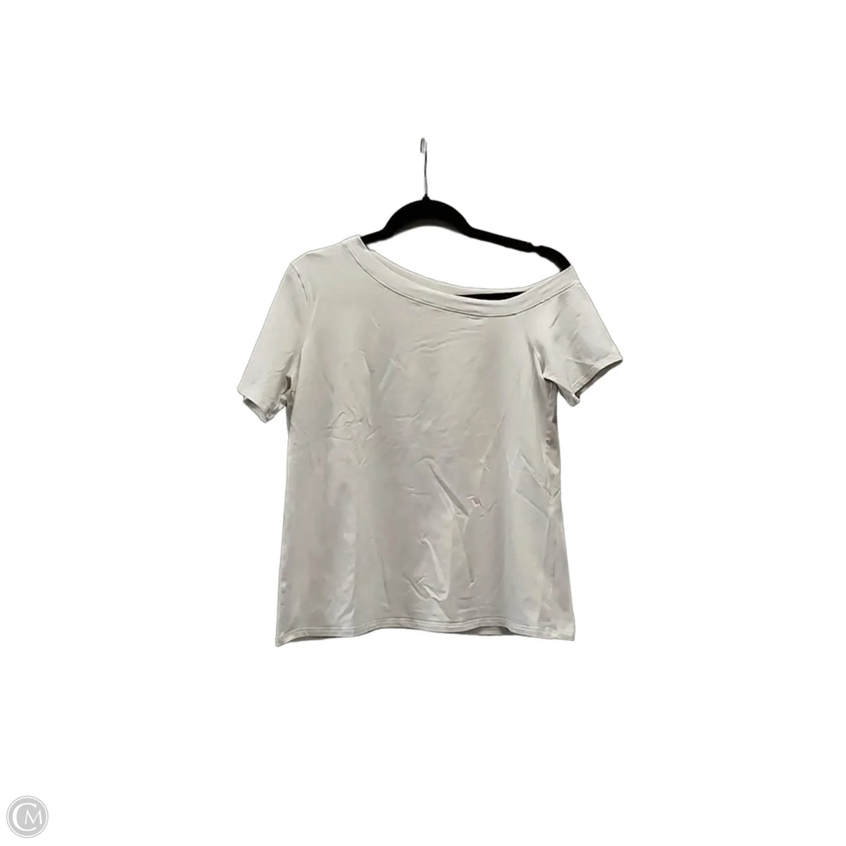 Athletic Top Short Sleeve By Lululemon In White, Size: M