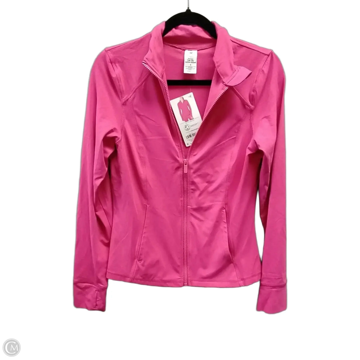 Athletic Jacket By Members Mark In Pink, Size: S