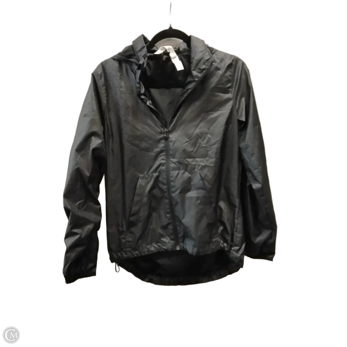 Athletic Jacket By Adidas In Black, Size: S