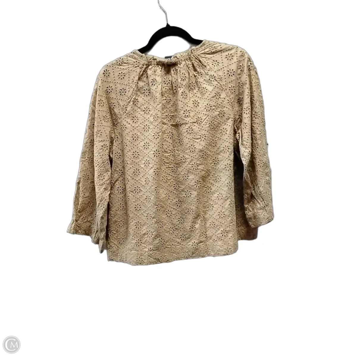 Top Long Sleeve By Gap In Tan, Size: S