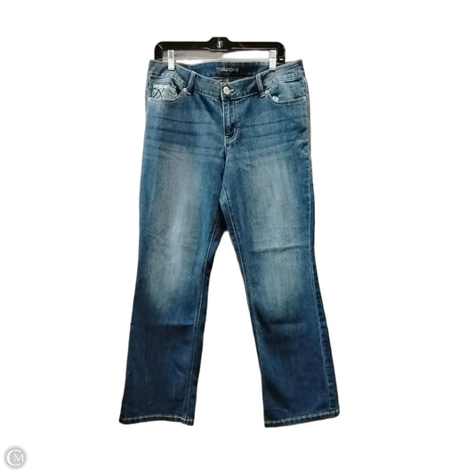 Jeans Straight By Maurices In Blue Denim, Size: 12