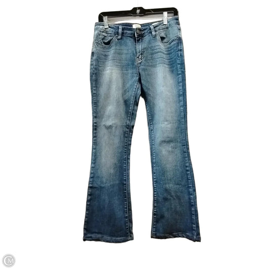 Jeans Flared By Cme In Blue Denim, Size: 7