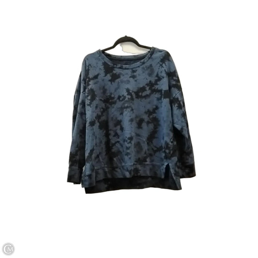 Sweatshirt Crewneck By Terra & Sky In Tie Dye Print, Size: 1x