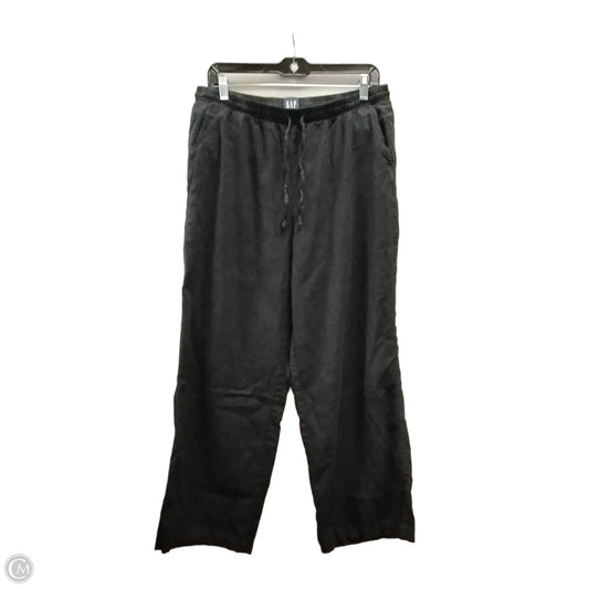 Pants Wide Leg By Gap In Black, Size: L