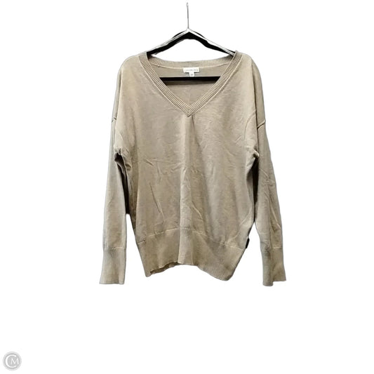 Sweater By Calvin Klein In Tan, Size: Xl