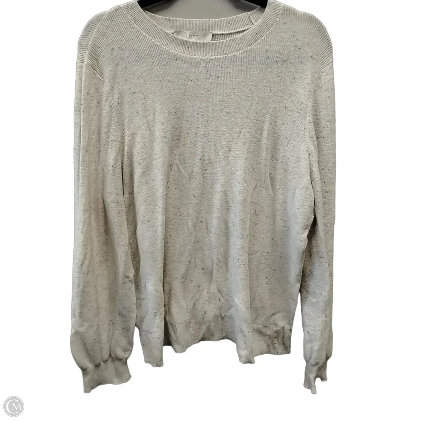 Sweater By Loft In Beige, Size: Xxl