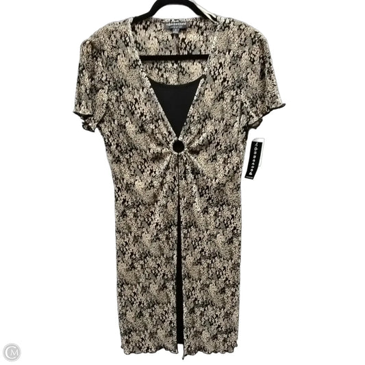 Dress Casual Midi By Connected Apparel In Floral Print, Size: 12