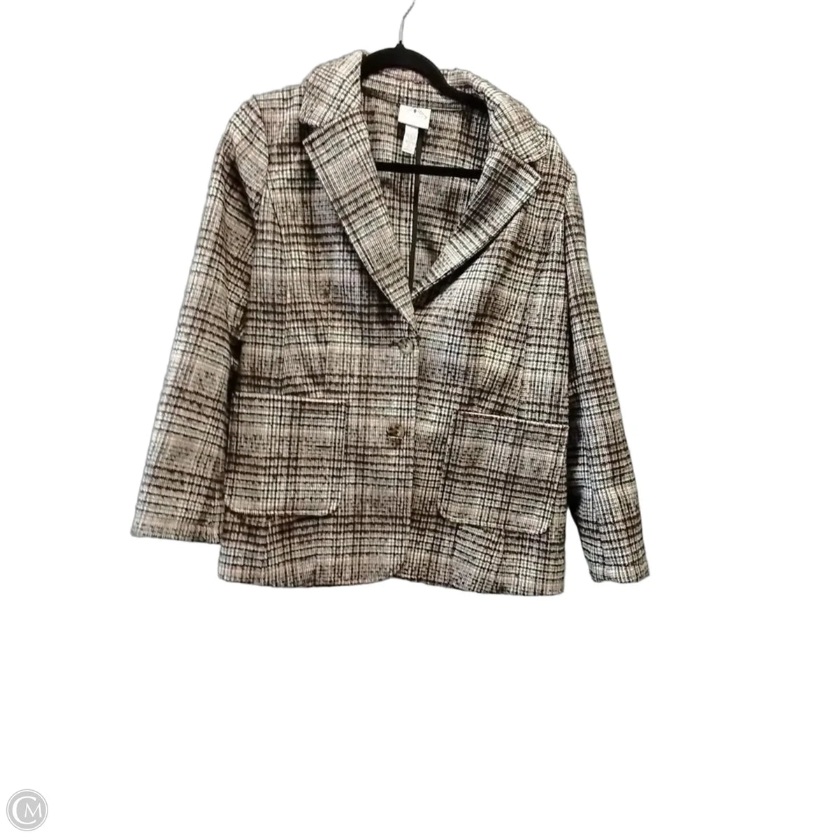 Blazer By St Johns Bay In Plaid Pattern, Size: Lp