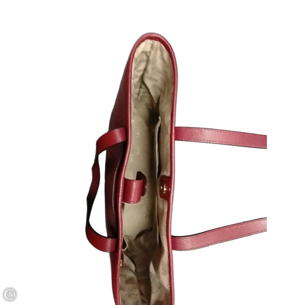 Handbag Leather By Michael By Michael Kors, Size: Large
