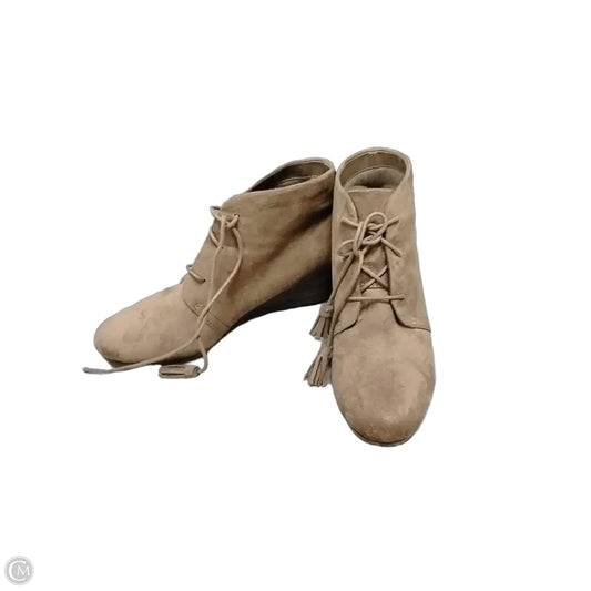 Boots Ankle Heels By Dr Scholls In Brown, Size: 9