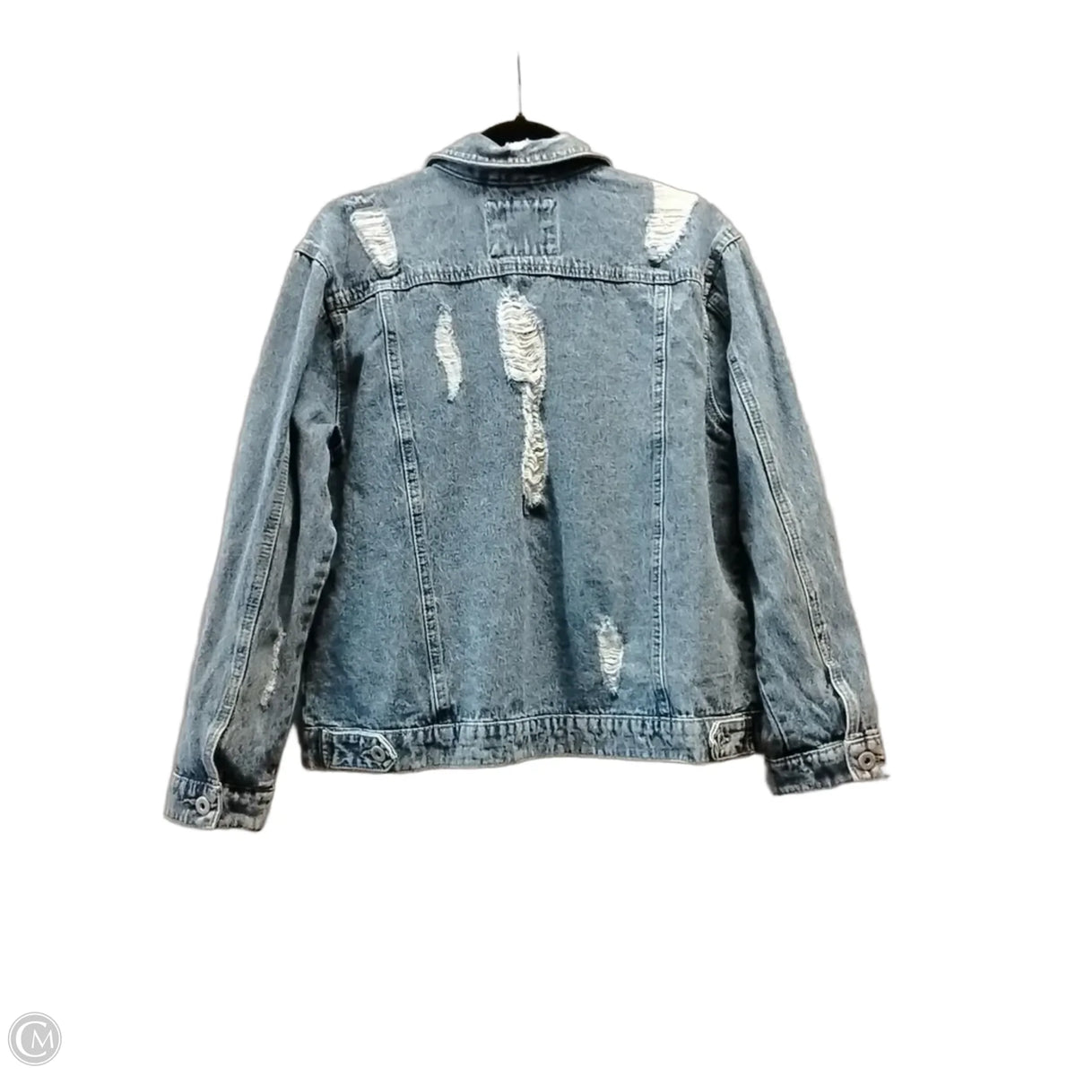 Jacket Denim By Cme In Blue Denim, Size: L