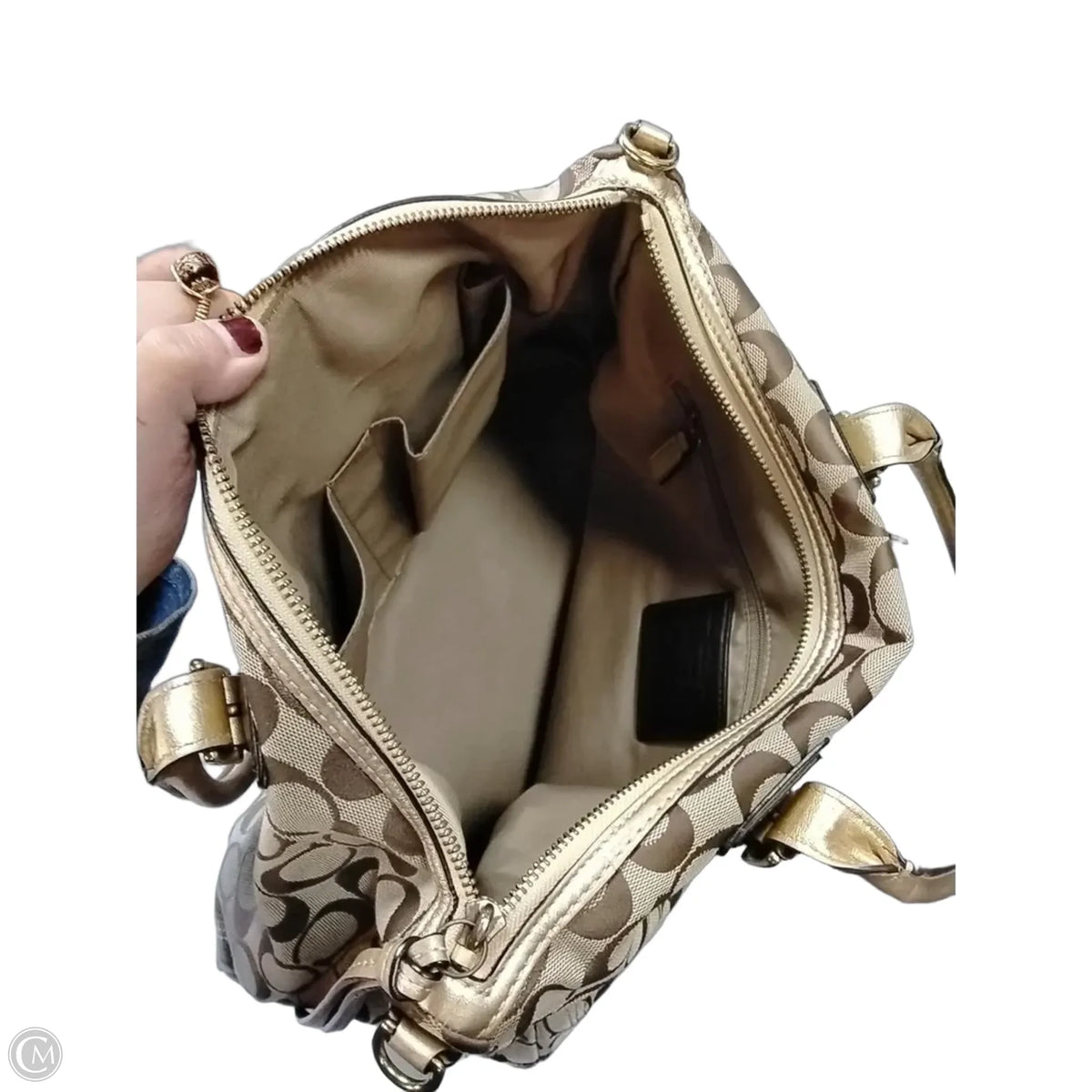 Handbag Designer By Coach, Size: Medium