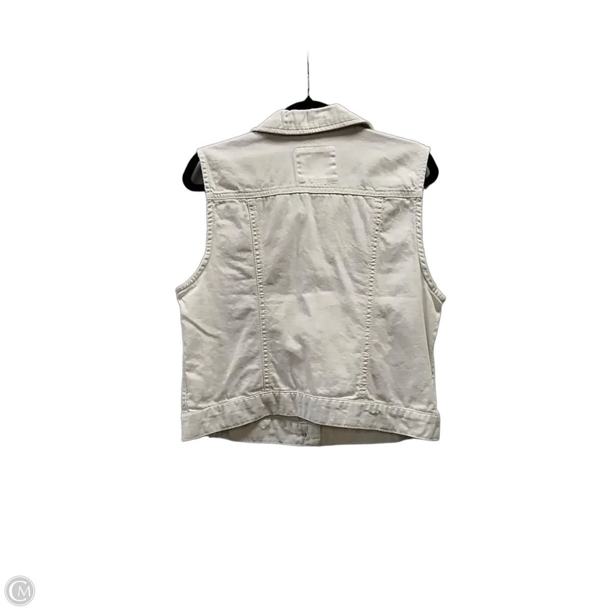Vest Other By Mudd In White Denim, Size: Xl