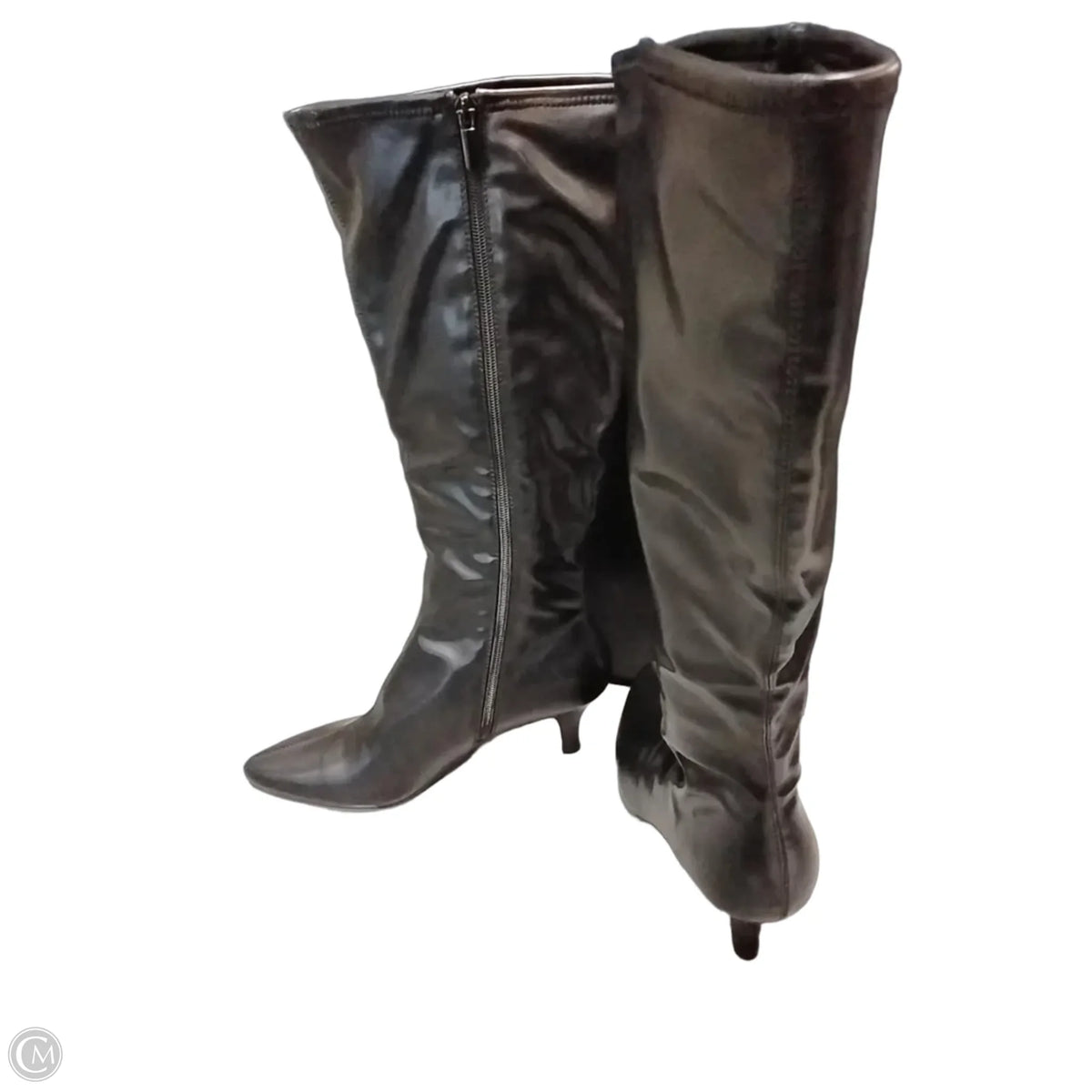 Boots Knee Heels By Impo In Black, Size: 10