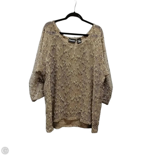 Sweater By Cme In Brown, Size: Xxl