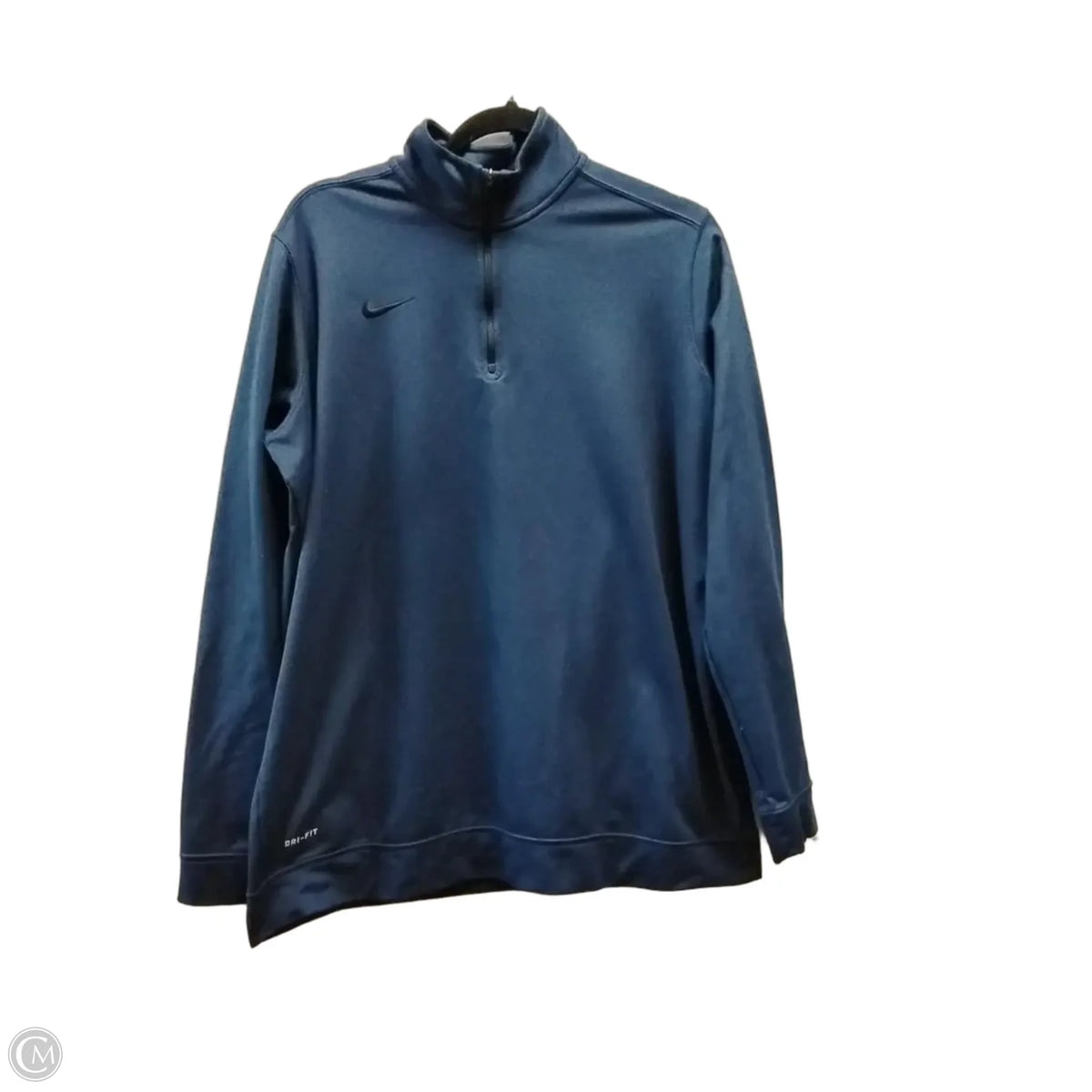 Athletic Sweatshirt Collar By Nike In Blue, Size: Xl