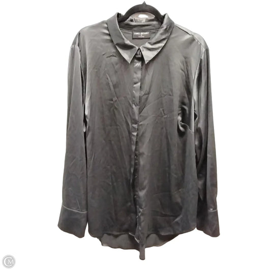 Blouse Long Sleeve By Lane Bryant In Grey, Size: 2x
