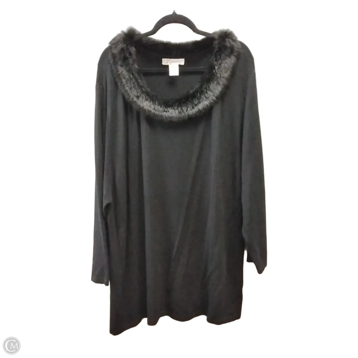 Sweater By Dressbarn In Black, Size: 3x