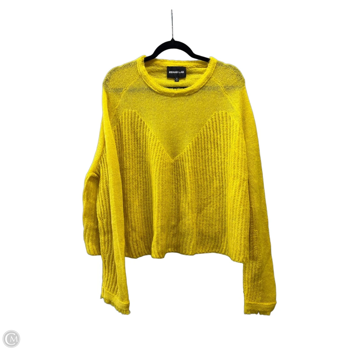 Sweater By Cme In Yellow, Size: S
