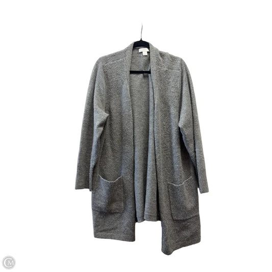 Sweater Cardigan By Cj Banks In Grey, Size: 2x