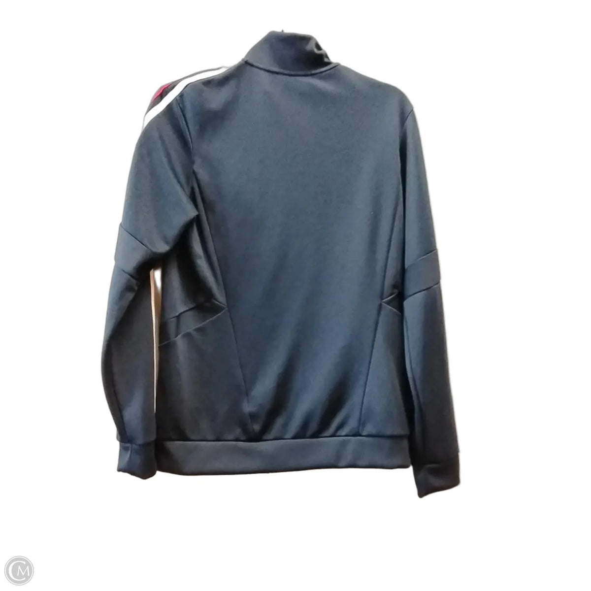Athletic Jacket By Adidas In Navy, Size: M