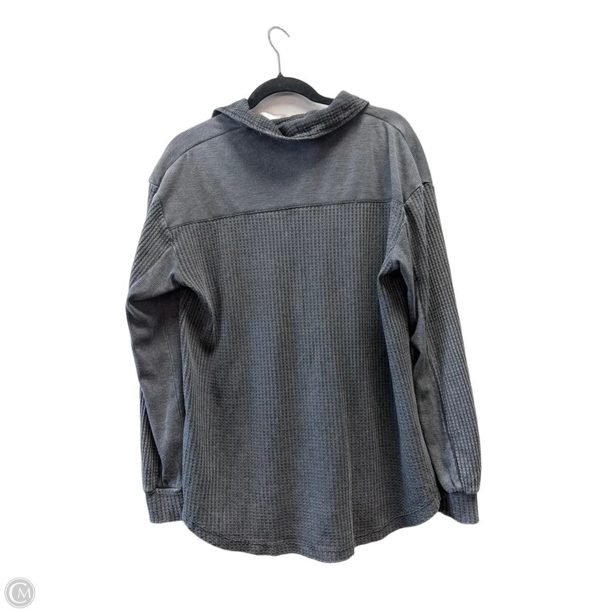 Top Long Sleeve By Briggs In Grey, Size: M