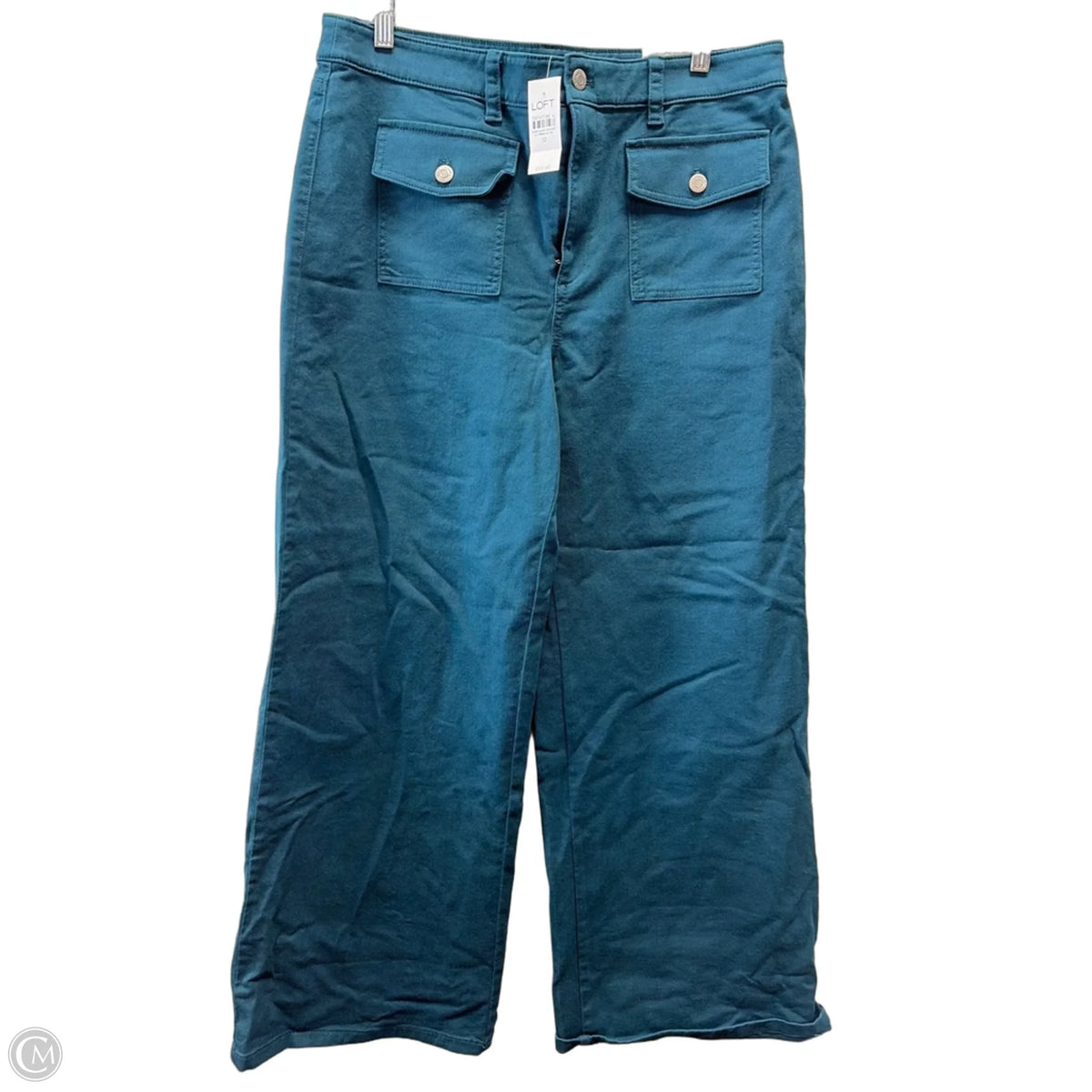 Pants Wide Leg By Loft In Blue, Size: 12