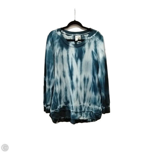Sweater By Green Tea In Tie Dye Print, Size: Xl