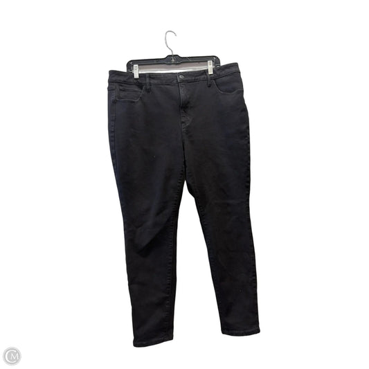 Jeans Skinny By Time And Tru In Black, Size: 20