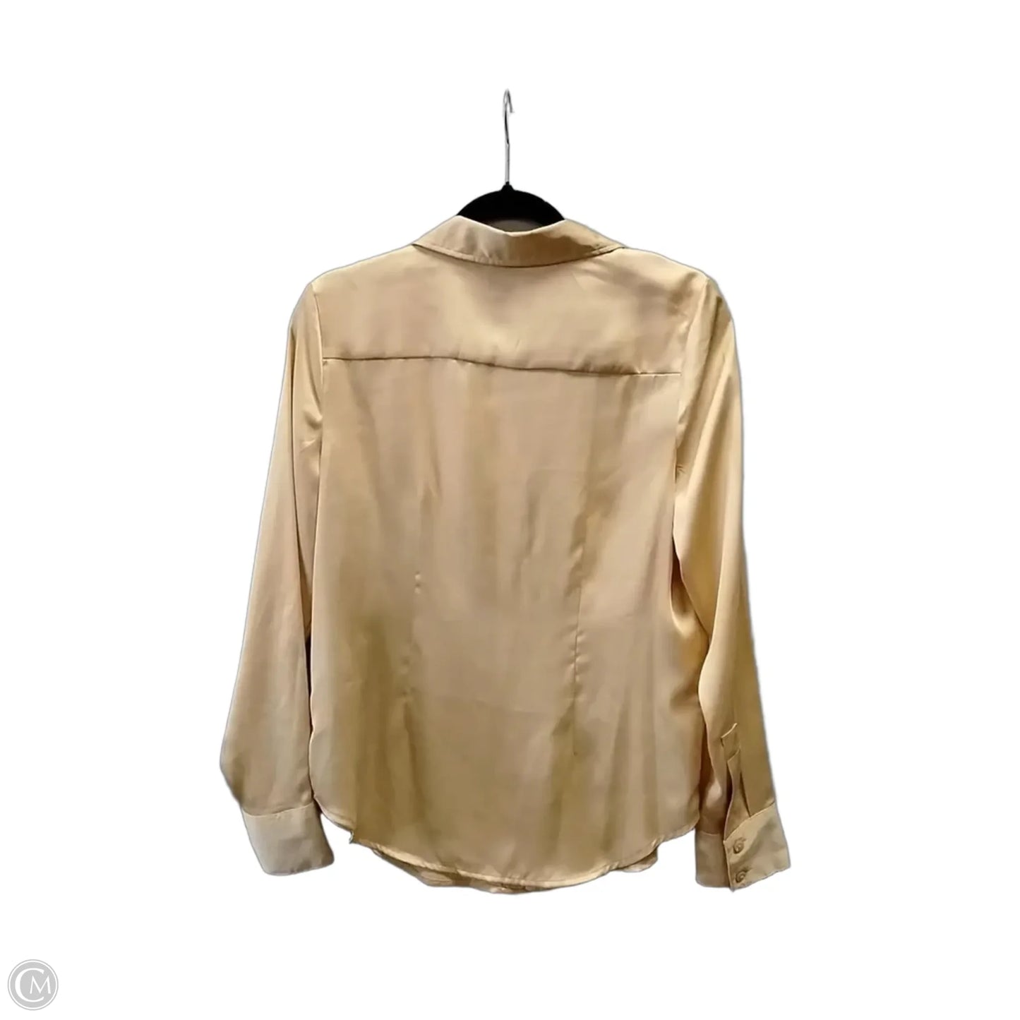 Blouse Long Sleeve By Worthington In Orange, Size: M