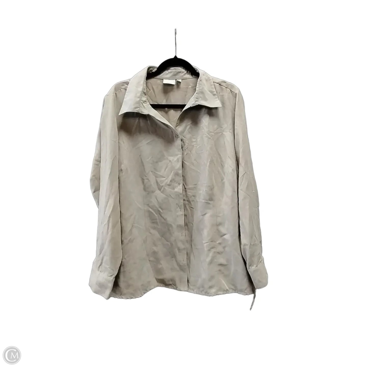 Top Long Sleeve By Sonoma In Beige, Size: 2x
