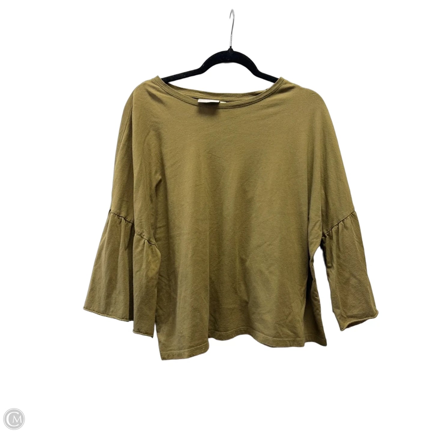 Top 3/4 Sleeve By Dantelle In Green, Size: M