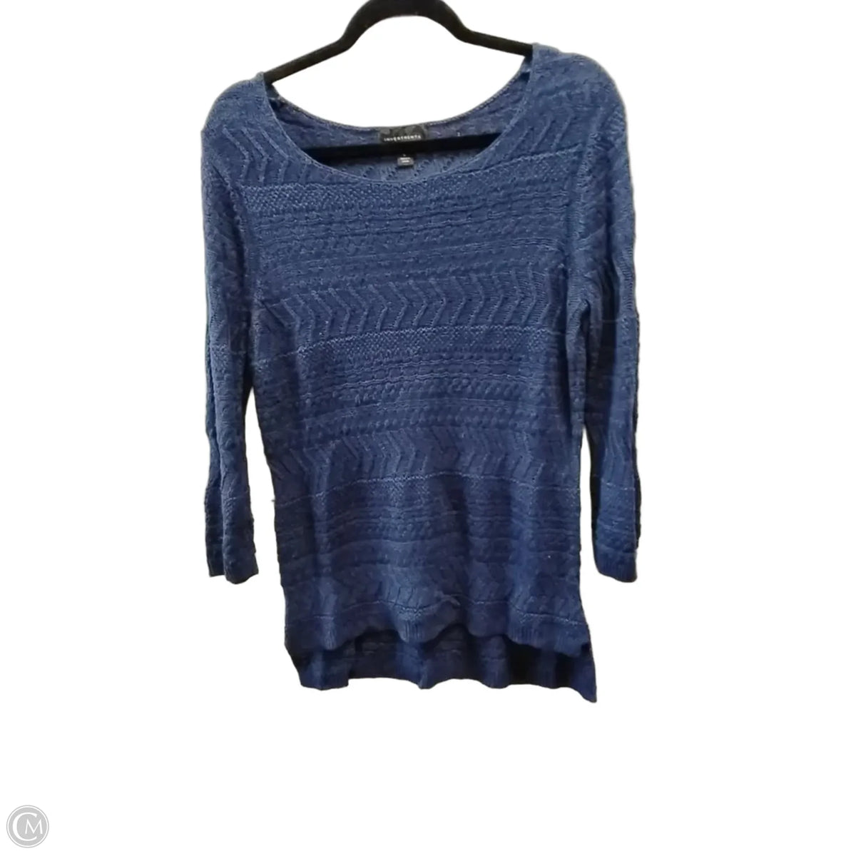 Sweater By Investments In Blue, Size: L