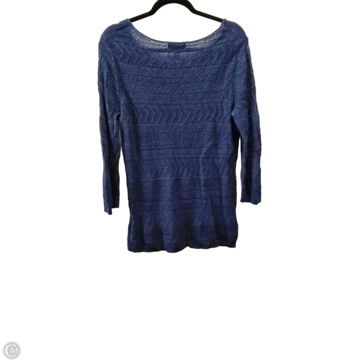 Sweater By Investments In Blue, Size: L
