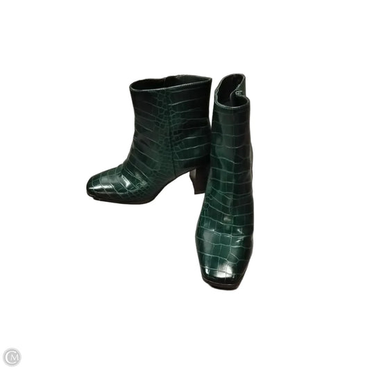 Boots Ankle Heels By International Concepts In Snakeskin Print, Size: 6.5