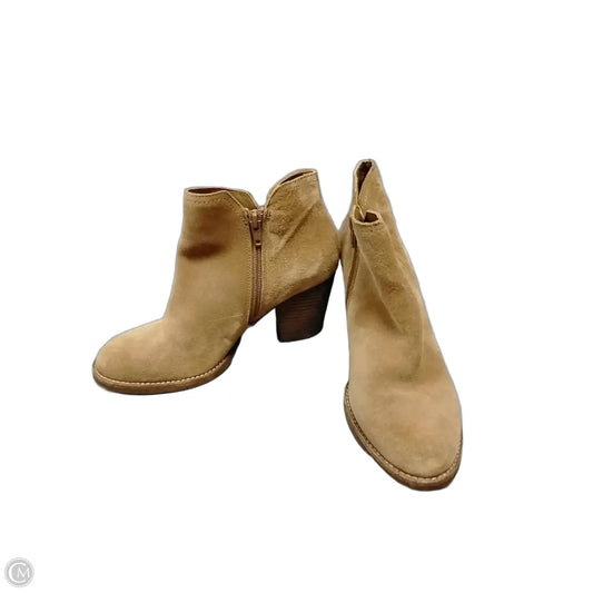 Boots Ankle Heels By Gianni Bini In Tan, Size: 7