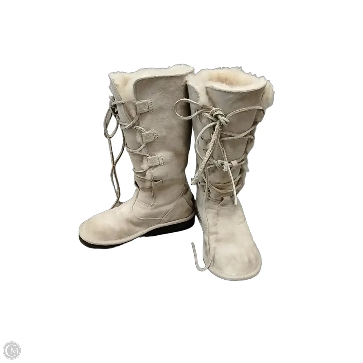 Boots Designer By Ugg In White, Size: 5