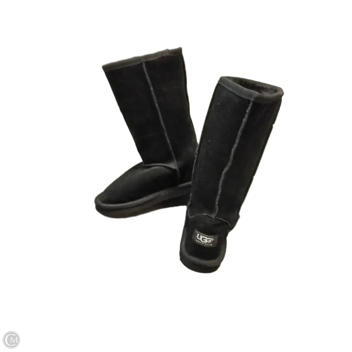 Boots Designer By Ugg In Black, Size: 5
