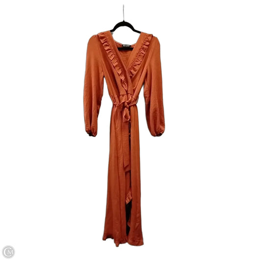 Dress Casual Maxi By Simplee In Orange, Size: Xl