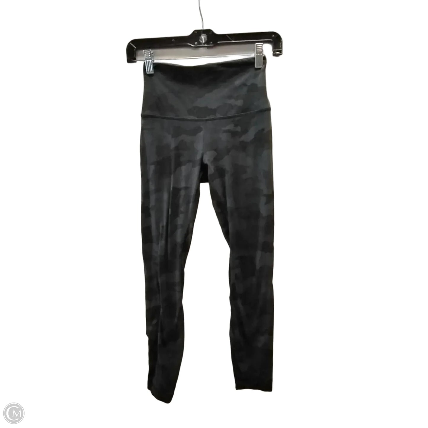 Athletic Leggings By Lululemon In Black & Grey, Size: 4