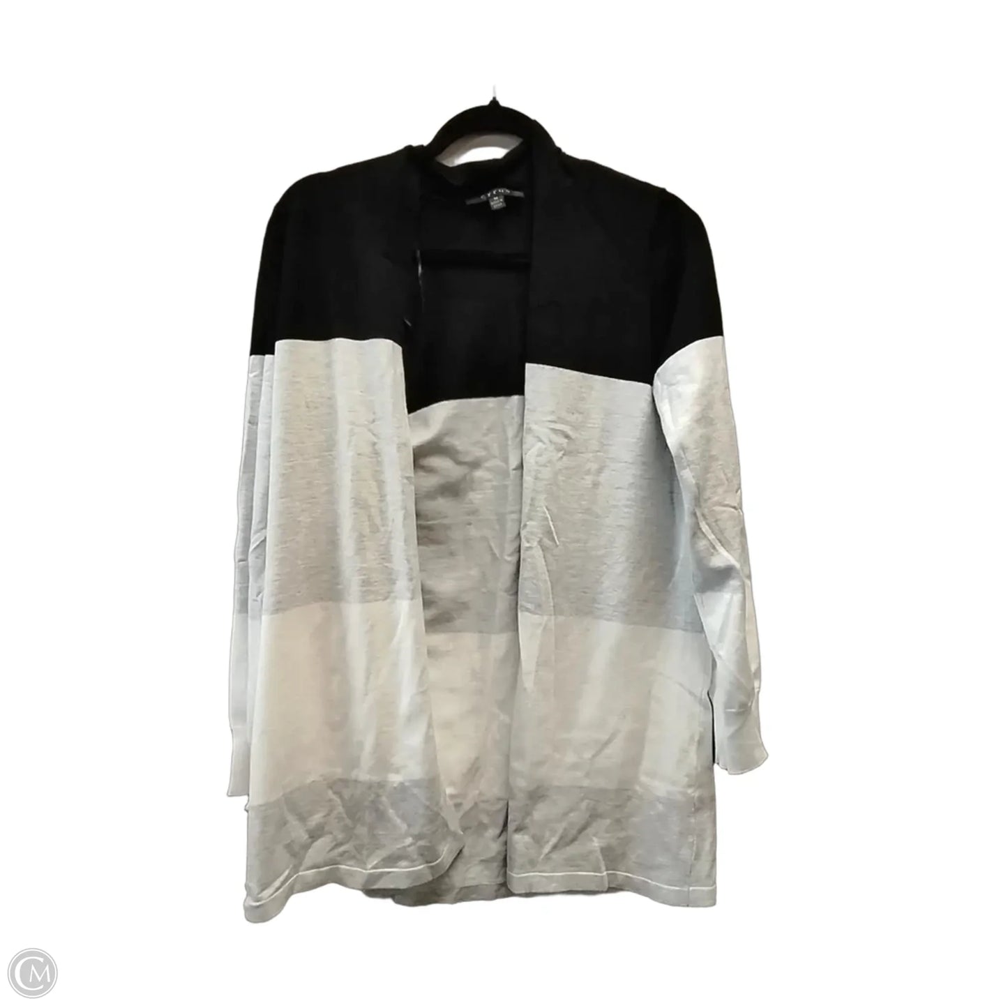 Cardigan By Cyrus In Black & Grey, Size: M