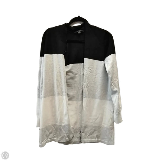 Cardigan By Cyrus In Black & Grey, Size: M